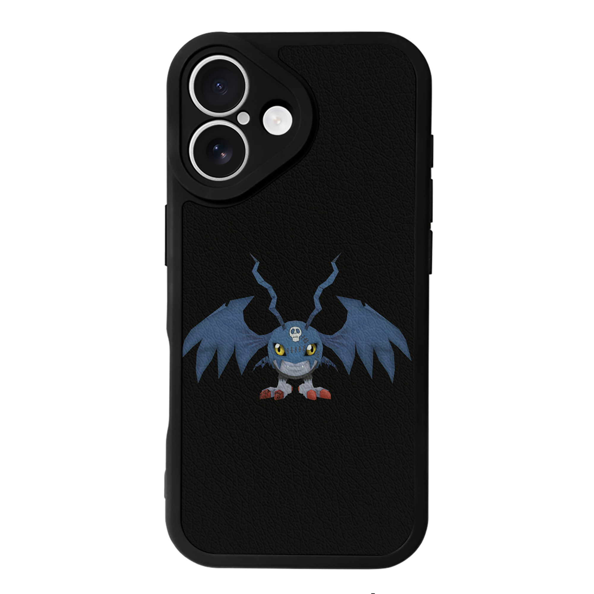（画像用） Digimon デジタルモンスター/デジモン 【iPhone 16シリーズ対応】シリコンスマホケース（レザー調） 材質：シリコン